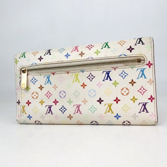 Authentic LOUIS VUITTON M93736 Monogram Multicolor Portefeiulle Eugenie purse - Picture 8 of 8